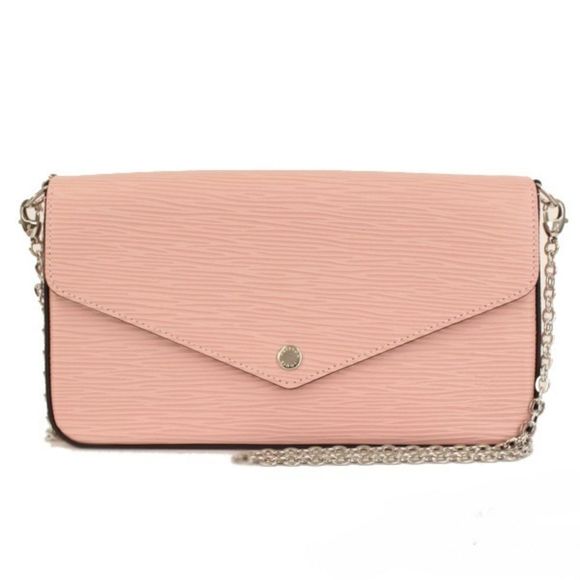 Louis Vuitton Pochette Felicie Epi Rose Ballerine Pink Shoulder Bag - Picture 1 of 6